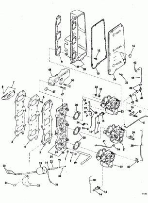 INTAKE MANIFOLD AND CARBURETOR GROUP