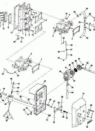 INTAKE MANIFOLD AND CARBURETOR GROUP