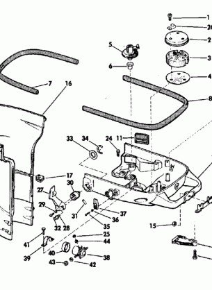 LOWER MOTOR COVER GROUP ELECTRIC START