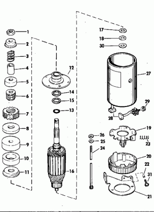 ELECTRIC STARTER GROUP ELECTRIC START