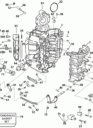 CYLINDER AND CRANKCASE