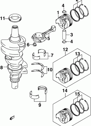 CRANKSHAFT & PISTONS