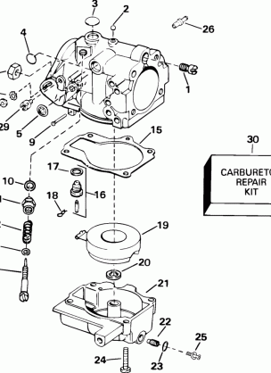 CARBURETOR - 25HP