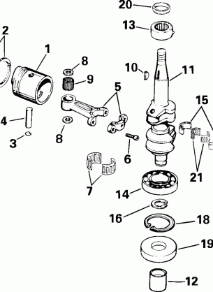 CRANKSHAFT & PISTONS