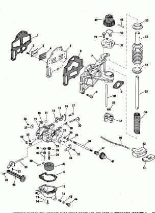 CARBURETOR AND MANUAL STARTER GROUP