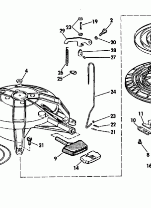 REWIND STARTER GROUP MANUAL START