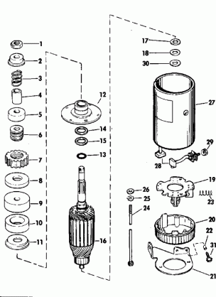 ELECTRIC STARTER GROUP ELECTRIC SHIFT