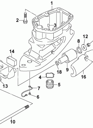 DRIVESHAFT HOUSING