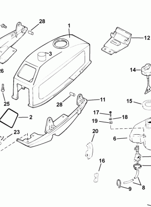 ENGINE COVER & FUEL TANK