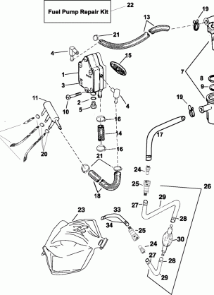 FUEL PUMP  FILTER  BLADDER