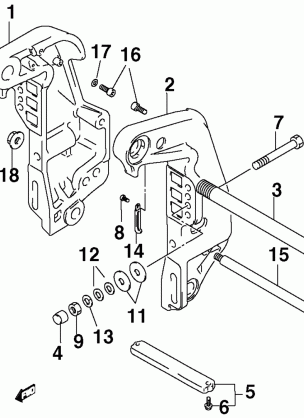 STERN BRACKET