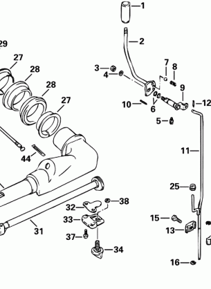 SHIFT AND TILLER HANDLE