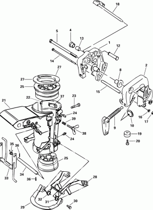 STERN AND SWIVEL BRACKET