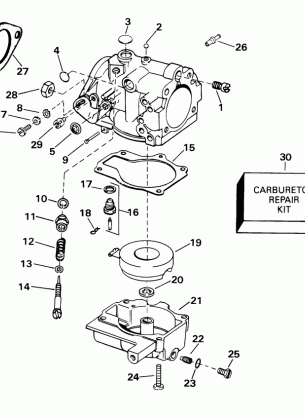 CARBURETOR - 25R - RL