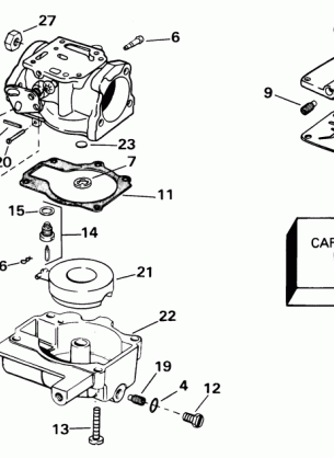 CARBURETOR - 30R - RL -  25JR