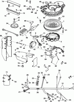 IGNITION SYSTEM - 105WE MODELS