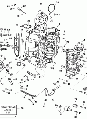 CYLINDER AND CRANKCASE