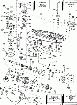 GEARCASE - STANDARD ROTATION - PX VL VX & SPL MODELS