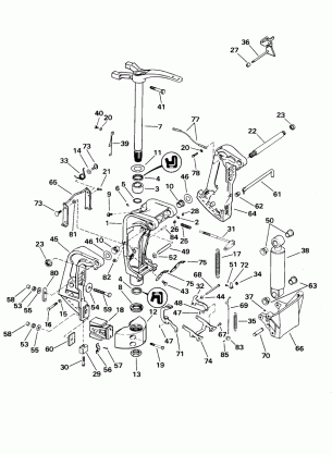 STERN & SWIVEL BRACKET