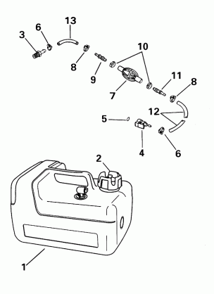 FUEL TANK - 3 GALLON