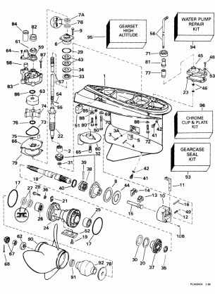 GEARCASE -- STANDARD ROTATION -- PX PZ MODELS