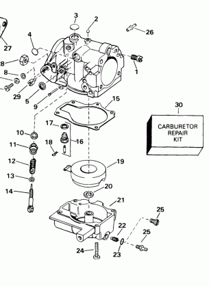 CARBURETOR -- 25R RL