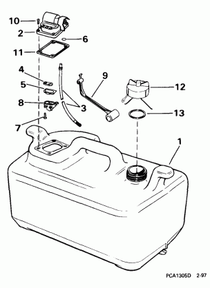 FUEL TANK -- 6 GALLON