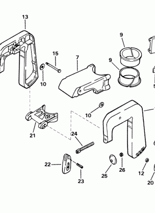 STERN BRACKET & SWIVEL BRACKET