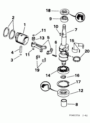 CRANKSHAFT & PISTON