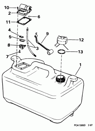 FUEL TANK -- 6 GALLON