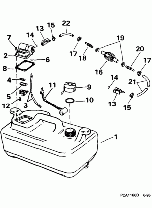 FUEL TANK -- 3 GALLON