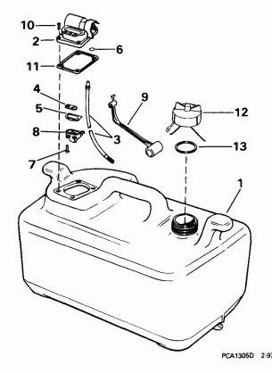 FUEL TANK -- 6 GALLON