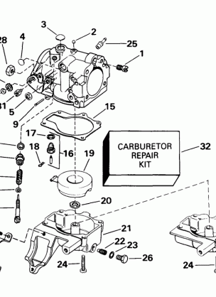 CARBURETOR -- 25E 25EL