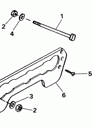 TRANSOM MOUNT KIT -- 40 ROPE