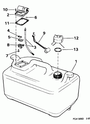 FUEL TANK -- 6 GALLON