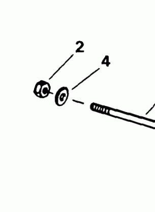 TRANSOM MOUNT KIT -- 50 ROPE