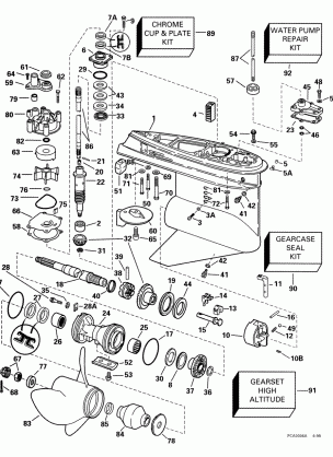 GEARCASE -- STANDARD ROTATION -- PL MODELS