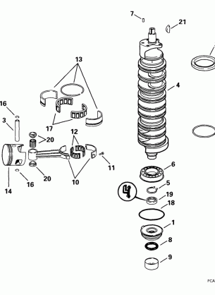 CRANKSHAFT & PISTONS