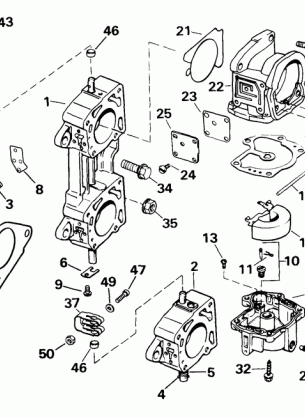 CARBURETOR & LINKAGE -- 200