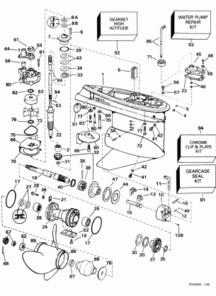 GEARCASE -- STANDARD ROTATION -- PL HPL MODELS