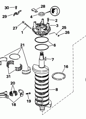 CRANKSHAFT & PISTON