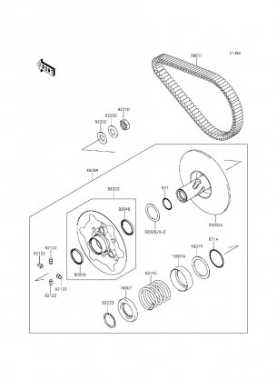 Driven Converter / Drive Belt