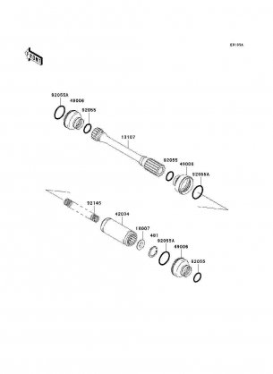 Drive Shaft-Propeller(C2 / C3)