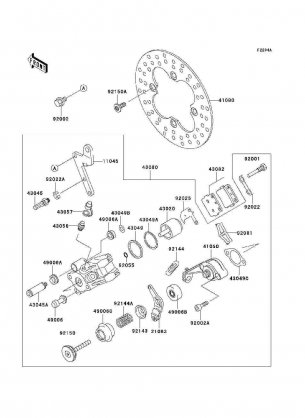 Rear Brake(KSF250-A18)