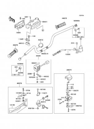 Handlebar(KLF300-C12-C14)