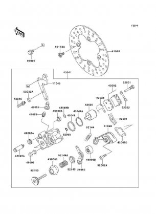 Rear Brake(KSF250-A15-A17)