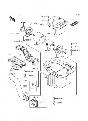 Air Cleaner(KLF400-B7)