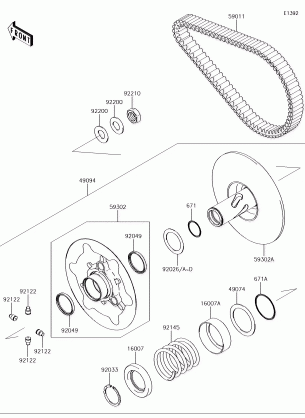 Driven Converter / Drive Belt