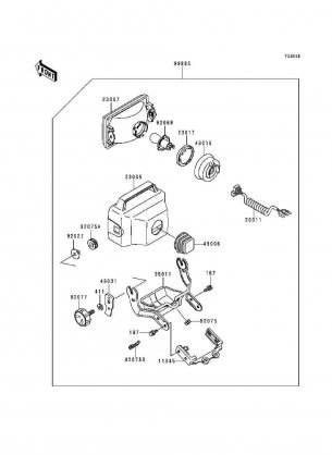 Optional Parts(Headlight)(KLF300-B8 / B9)