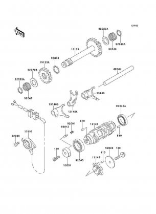 Gear Change Drum / Shift Fork(s)